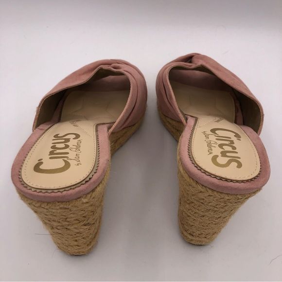 Circus Sam Edelman Bea Wedge Espadrilles in Cameo Pink Shoes size 8 - Picture 8 of 11